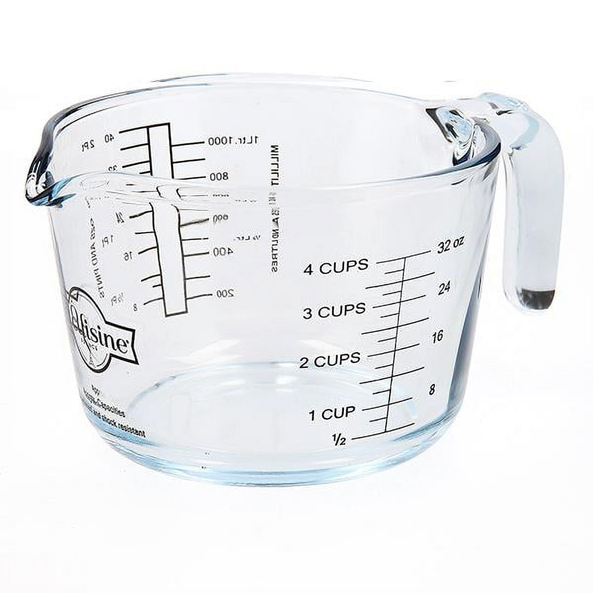 Arcuisine Borosilicate Glass Measuring Cup / 1 Liters / 33.8 Ounces 