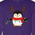 thumbnail image 4 of Inktastic Penguin Xmas Long Sleeve T-Shirt, 4 of 5