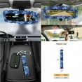 thumbnail image 7 of Jeiento Sea Turtle Car Seat Cover Front Back Seat Protector 15 PCS with Steering Wheel Cover Seat Belt Pad Garbage Bag Air Vent Bag Rearview Mirror Cover Coasters Key Chain Fit Most Vehicles, 7 of 7