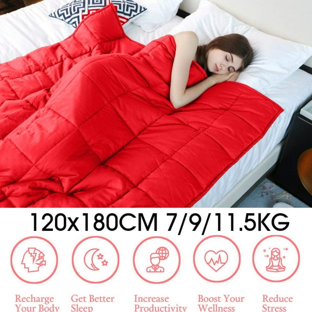 48"x72" Weighted Blanket Heavy Sensory 15/20/25lbs Insomnia Reduce