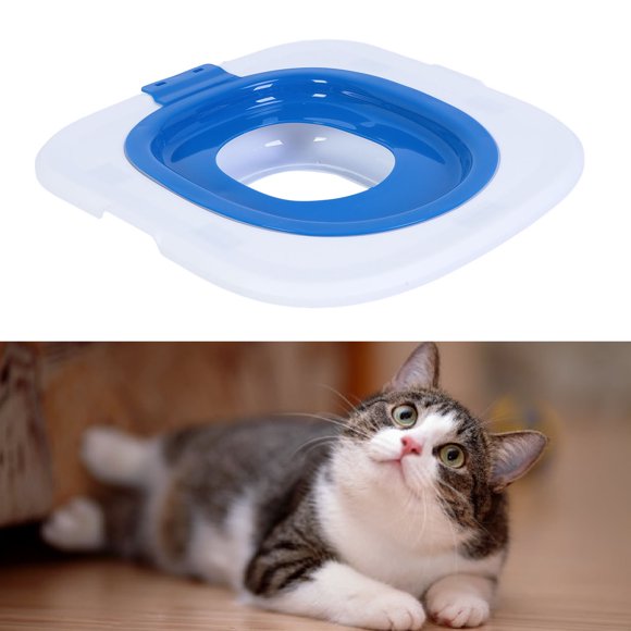 Cat Toilet Training Kit, Deatchable Design Cat Toilet Trainer Reusable ABS Material Stable Structure for Toilet Training on The Toilet and Pet Cleaning