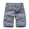thumbnail image 1 of Men's Summer Leisure Outdoor Solid Color Overalls Pants Shorts Pants, 1 of 3