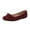 Wine Flats Shoes for Women, variant on Hopeusnice Flats Shoes for Women Soft Non-Slip Breathable Pumps Shoes Trendy Flat Heel Women's Flats Shoes Flock Materials Summer And Fall Shoes Round Toe Vacation Shoes Black 40