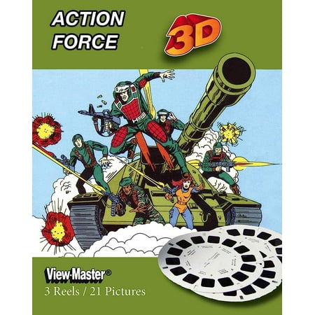 Action Force - G.I. Joe ViewMaster 3 Reel Set - Dangerous Mission in Middle East