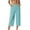 Light Blue, variant on Mlzmgr Capri Pants for Women Wide Leg Dress Capris with Pockets Work Business Casual Capri Pants Solid Color