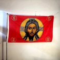 thumbnail image 1 of Russia Jesus Flag Christ Religion Faith Face Flag Polyester Banner For Decor, 1 of 4