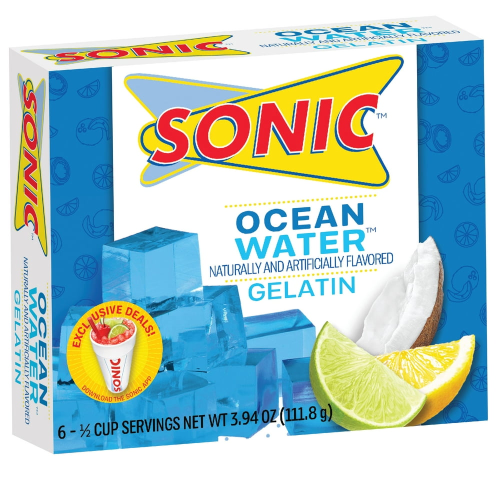 SONIC Ocean Water Gelatin