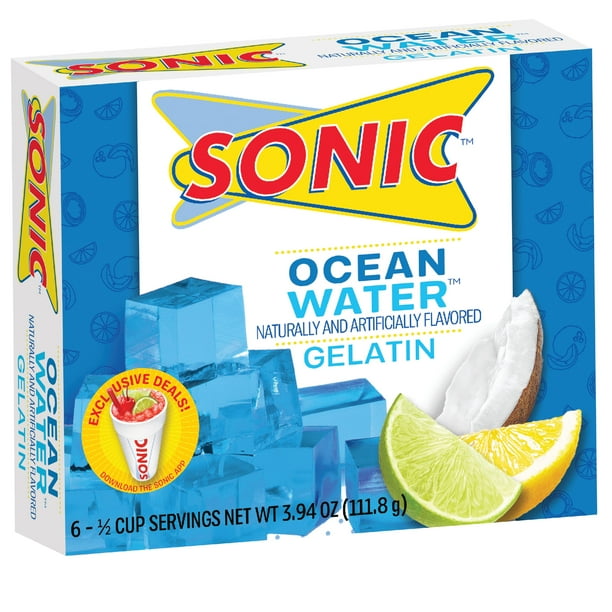 SONIC Ocean Water Gelatin