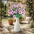 thumbnail image 1 of Flores de Pensamiento Artificiales con Tallos Realistas para Decoración del Hogar, Oficina, Bodas, 35x15 cm, Reutilizables, de Bajo Mantenimiento, 1 of 6