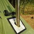 thumbnail image 4 of Strong Rustless Backpacking Stove Flue Pipe 4 Piece 2.36 Inch Flue Extension for Safe Outdoor Use, 4 of 9