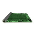 thumbnail image 2 of Ahgly Company Indoor Rectangle Abstract Emerald Green Modern Area Rugs, 5' x 7', 2 of 4