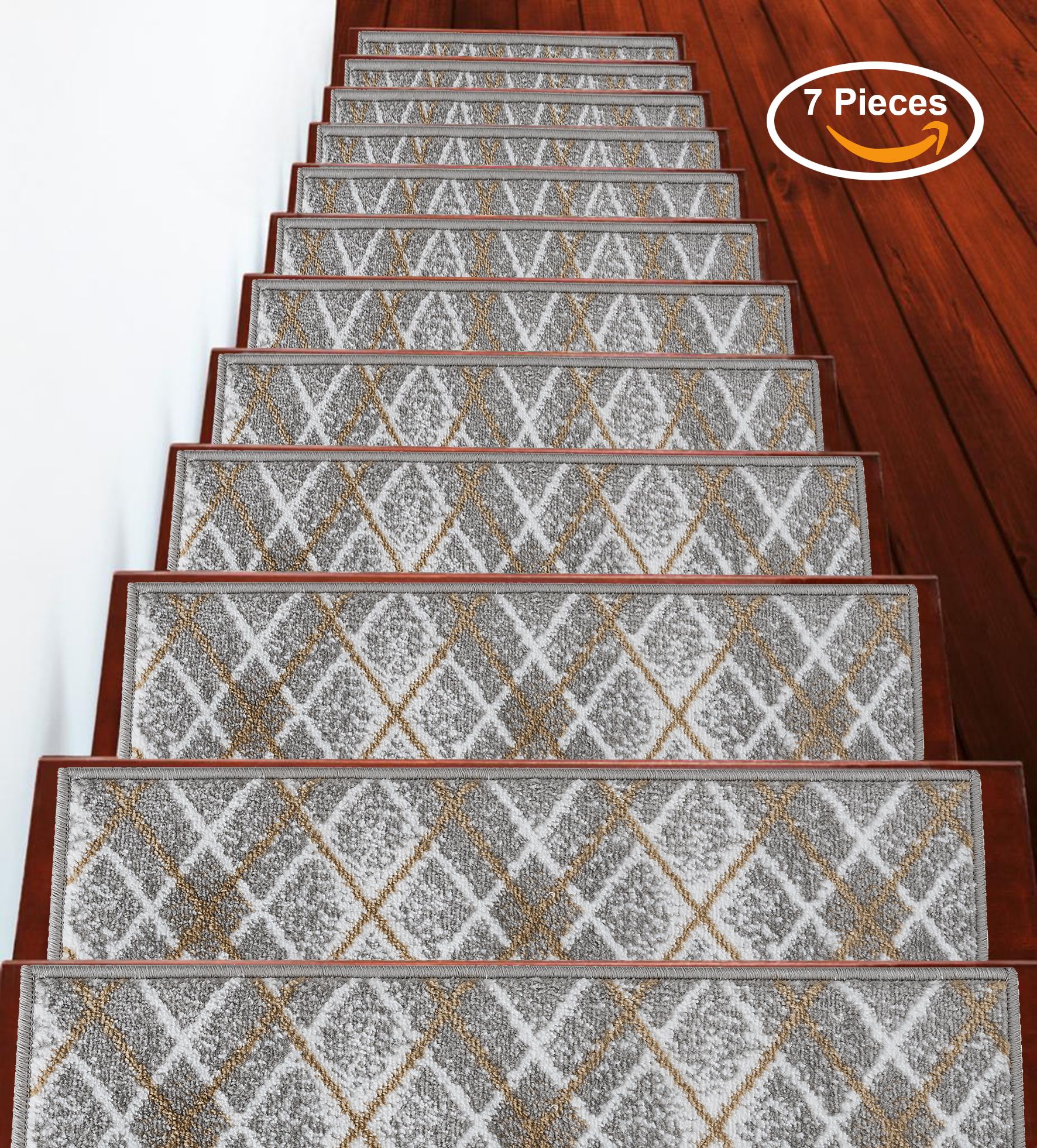 Sussexhome Stairs slide, Carpet Stair Tread, Non Slip Stair Treads