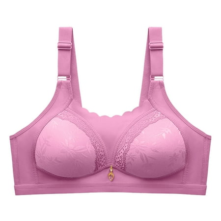 

Youmylove Women Adjustable Sports Front Closure Extra-Elastic Breathable Push Up Trim Bra Comfort Underwear