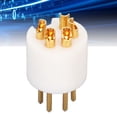 thumbnail image 1 of Turntable 5 Pin DIN Plug, Electrical Conductivity 5 Pin Turntable Plug Connector Nickel Free Male Female Plug Connector  for Turntable, 1 of 7