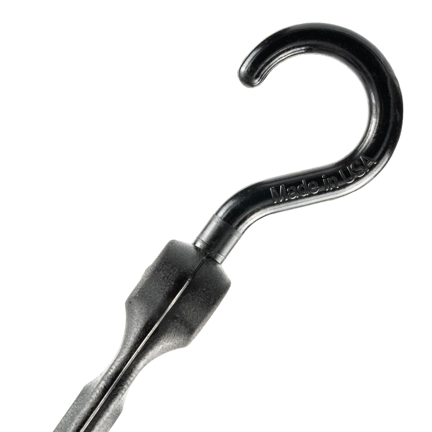 The Perfect Bungee 36-Inch Adjust-A-Strap Bungee with Nylon Hooks, UV Resistant, Heavy-Duty, Black, 4PK