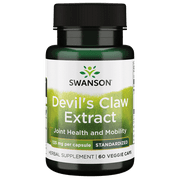 Swanson Devil's Claw Extract 125 mg 60 Veggie Capsules