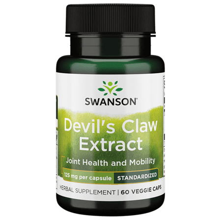 Swanson Devil's Claw Extract 125 mg 60 Veggie Capsules