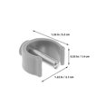 thumbnail image 3 of 8PCS Walking Sticks Buckle Crutch Accessories C-Shape Latch Pin Non-Slip Crutch Tips Walking Canes Latch Pin Trekking Poles Replacement Parts, 3 of 4