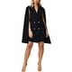 thumbnail image 1 of Txlixc Vestido de chal femenino, botón de doble fila Txlixc  moda, 1 of 5