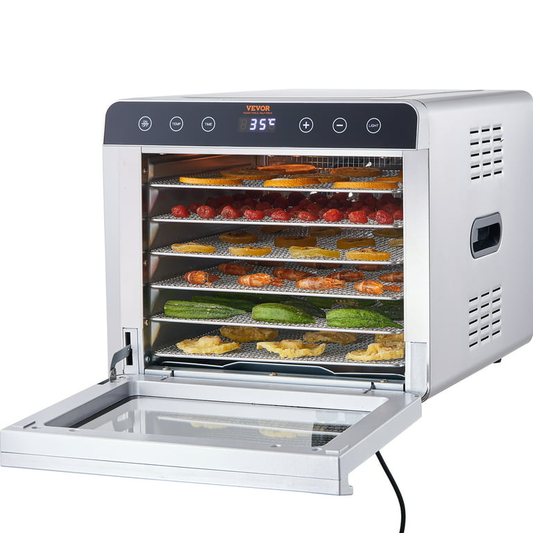 Commercial Dried Fruit Machine Stainless Steel Fruit Dryer Dwatering Food  Dehydrator Pet Food Snacks Drying Machine