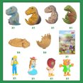 thumbnail image 3 of Juguete de simulación de dinosaurio, modelo de dinosaurio, bebé, con 4 minifiguras, 3 of 5