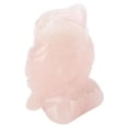 thumbnail image 4 of Estatua Natural Cuarzo Rosa Tallado Decoración en Forma de búho Rosa Cristal curativo Piedra Preciosa Decoración de Piedras Preciosas (1.5 Pulgadas) cuarzo rosa Higoodz Artesanía, 4 of 8