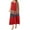 Orange Red, variant on ZANZEA Women Sundress Vintage Retro Printed Color Block Maxi Long Dress FZH