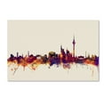 thumbnail image 2 of Trademark Fine Art "Berlin Germany Skyline II" Canvas Art by Michael Tompsett, 2 of 4