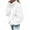 White, variant on felwors Womens Turtleneck Oversized Sweaters Batwing Long Sleeve Pullover Loose Knit Jumper White, S