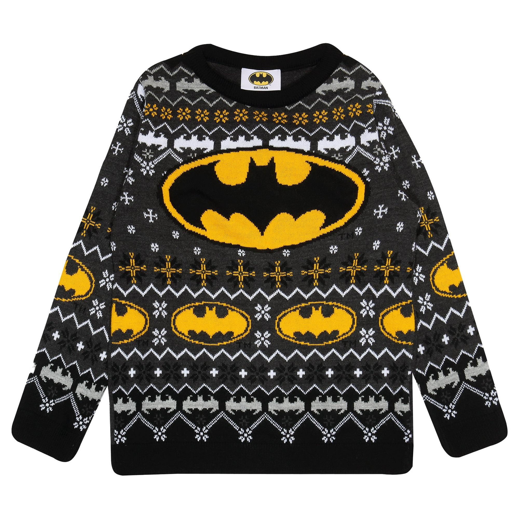 DC Comics Batman Classic Logo Girls Knitted Jumper - Ugly Christmas Sweater  | Walmart Canada
