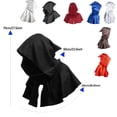 thumbnail image 4 of Capucha Yuarrent color sólido para hombres y mujeres blanco, 4 of 6