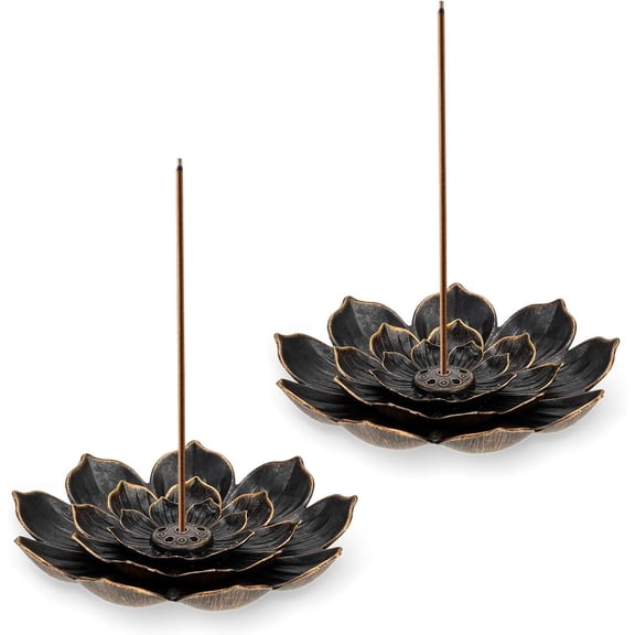 RUseeN 2 Pack Incense Holder with Incense Stick Tray, Multi-Functional Incense Burner and Stick Holder Combo