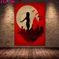 thumbnail image 1 of Pintura en lienzo de vampiro escalofriante Horrible, arte gótico de mundo mágico oscuro, póster e impresión, decoración del hogar Vintage, sin marco, 1 of 4