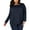 Navy, variant on NY Collection Womens Plus Asymmetric Boatneck Pullover Top