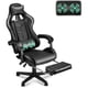 thumbnail image 3 of Computer Chair Office Ergonomic Gamer Chair Black Gaming Chairs With Footrest Mobile Armchair Relaxing Backrest Reclining Wheels My Lux Decor Round, 3 of 14