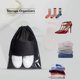 thumbnail image 5 of 18 piezas no tejidas a prueba de polvo bolsa con cordón bolsas de viaje para zapatos bolsa con cubierta antipolvo bolsa de almacenamiento con ventana visual compatible con bolsos bolsos zapatos, 5 of 5