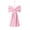 Pink, variant on Large Velvet Christmas Bow Hanging Ornament, Festive Decorative Bow for Door Wall Mantel Wreath Seasonal Decor