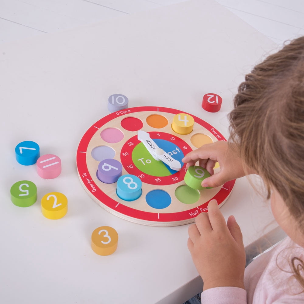 Wooden Teaching Clock