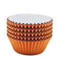 thumbnail image 5 of Mombake Standard Foil Orange Cupcake Liners Muffin Baking Cups for Party and More, 100-Count, 5 of 7