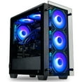 thumbnail image 2 of Stratos Micro RTX 5070 12GB, 24-Core i9-14900KF, 32GB DDR5 RAM, 1TB NVMe Gen4 SSD, Gaming Desktop PC w/Windows 11 Pro, 3-Year Warranty, RGB Keyboard+Mouse, Internal Wi-Fi 6E, 3X DP & HDMI, 2 of 5