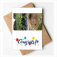 thumbnail image 1 of Planta hoja Lotus Lake Sobre de la Carta de felicitación de la tarjeta de matrimonio, 1 of 4