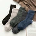 thumbnail image 3 of Monebena 5 Pairs Men Socks Super Thick Thermal Hiking Winter Warm Boot Heavy Soft Cozy Socks for Men & Women M01, 3 of 13