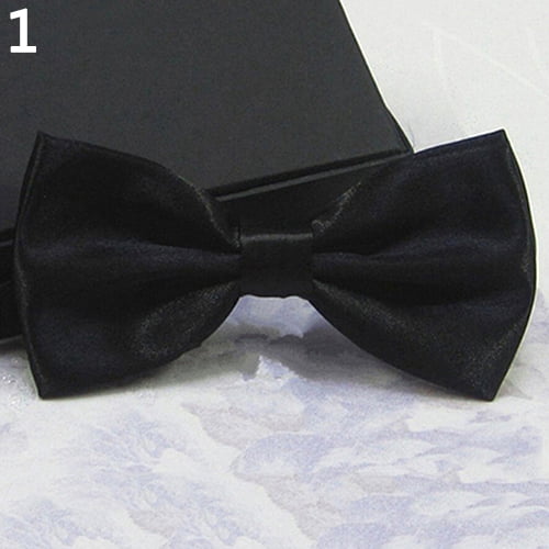 Wedding Ties Men Adjustable Satin Tuxedo Classic Party Novelty Bow Tie Necktie # 