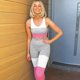 thumbnail image 5 of Chándal de fitness para mujer Irfora Nuevo Chándal de mujer Fitness Splice Color Cuello redondo Sin mangas Tops cortos Pantalones de cintura alta Conjunto de dos piezas Trajes Azul / Rosa / Caqui Irfora Chándal de fitness para mujer, 5 of 7