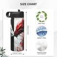 thumbnail image 4 of Daiia Cool Black And White Dragon Printed 18oz Sports Insulated Kettle With Straw Water Bottle For Running Hiking Cycling Climbing Mens Woman'S Sports Water Bottle, 4 of 8