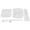 Clear Acrylic, variant on 7Pcs Leather Stencils Patterns Bag Templates Bag Template Ruler for Purse Making Kraft Paper