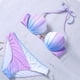 thumbnail image 3 of Traje de baño Bikini de sirena Traje de baño Bikini de concha degradada de 4 piezas, 3 of 6