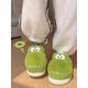 thumbnail image 4 of Pareja encantadora de zapatillas de algodón de cocodrilo para mujer, invierno 2023, nuevas zapatillas de suela gruesa cálidas para bebés, niños y niñas,, 4 of 5