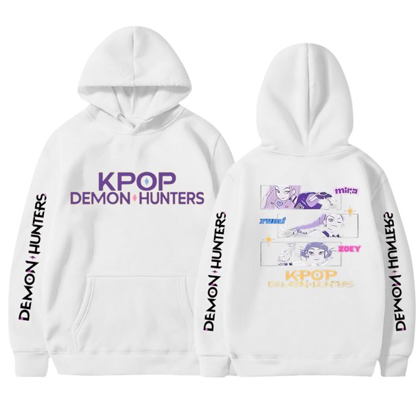 Pop cazadora para niña Hooded Sweatshirt,Soft Streetwear Pullover,Cute Long Sleeve Hoodie for Fall Winter Unisex (White)