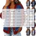 thumbnail image 6 of Daiosportswear Cardigan Sweaters for Women Long Sleeve V Neck Button Up Knit Loose Color Block Outwear Coats White, 6 of 9